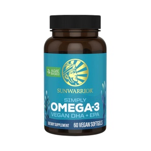 Omega 3 - Formulación Vegana DHA + EPA - 60 Cápsulas Blandas Veganas - Sunwarrior