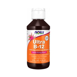 Vitamina B12 - Ultra B12 Liquid - 118ml - NOW
