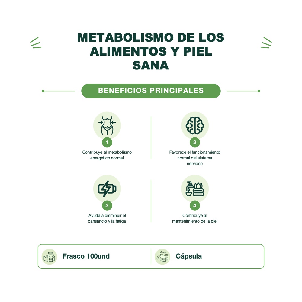 Vitamina B3 - Niacina 500 mg - 100 Cápsulas - NOW
