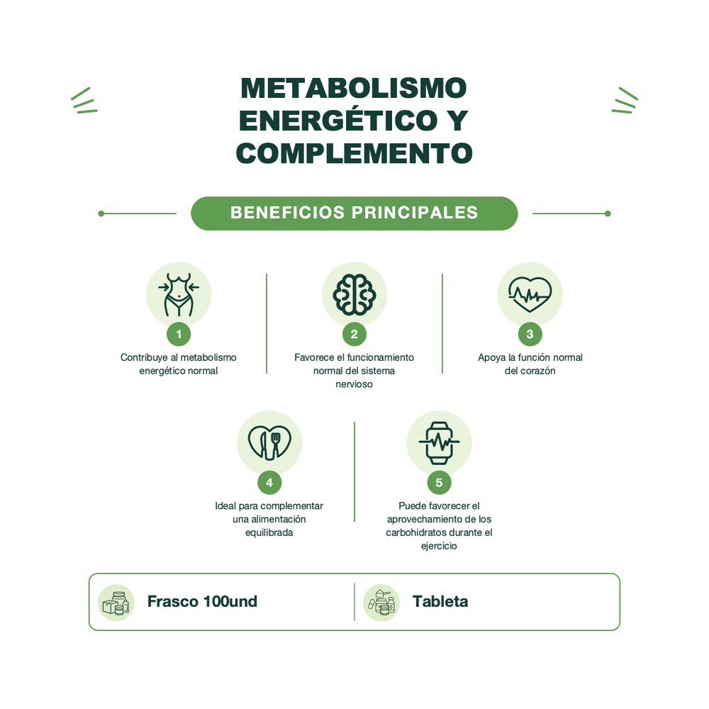 Vitamina B1 - 100 Tabletas - NOW