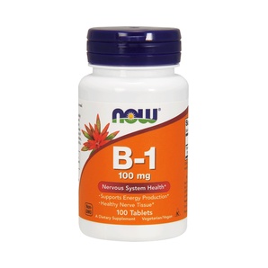 Vitamina B1 - 100 Tabletas - NOW