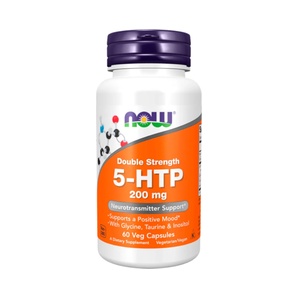 5 HTP 200 mg - 60 Cápsulas Vegetales - NOW