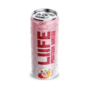 Life Protein Water - Raspberry & Peach - 330ml - QNT