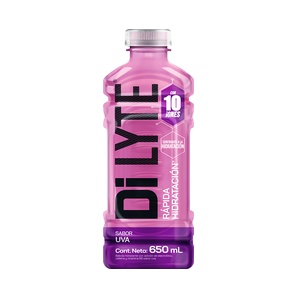 Bebida Hidratante con Cafeína - Dilyte - Sabor Uva - 650 ml - DILYTE