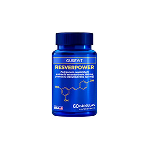 Cápsulas Resveratrol 125mg Resverpower - 60 unidades - Gusevit