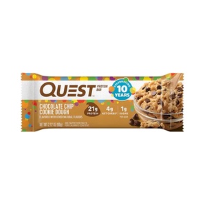 Barra Proteica - Chocolate Chip Cookie Dough - 60 g - QUEST