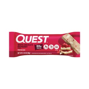 Barra de Proteína - White Chocolate Raspberry  - 60g - QUEST