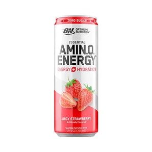 Aminoácidos - Essential Amin.O.Energy, Energy + Hydration - Juicy Strawberry - 355ml - Optimum Nutrition