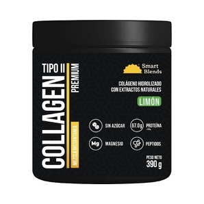Colágeno Tipo II - Sabor Limón - 390 g - Smart Blends