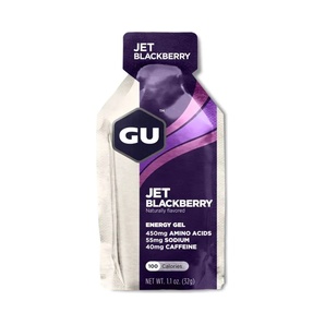 Gel Energético + Cafeína - Energy Gel - Sabor Jet Blackberry - 32 g - GU
