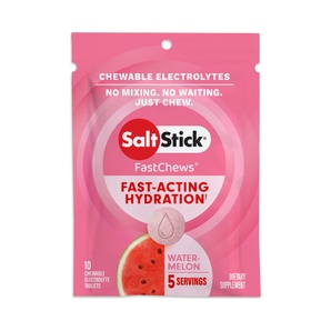 Electrolitos - Sabor Watermelon - 10 Tabletas Masticables - Salt Stick