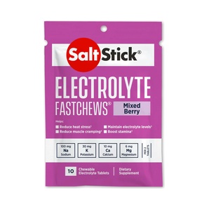 Electrolitos - Sabor Mixed Berry - 10 Tabletas Masticables - Salt Stick