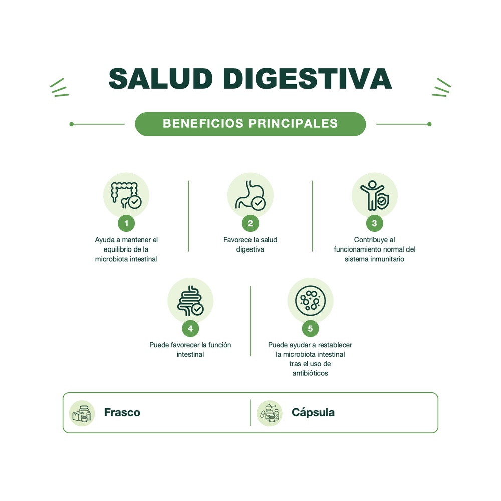 Probióticos - Probiotic Complex 10 Billones CFU - 60 Cápsulas - Nutricost