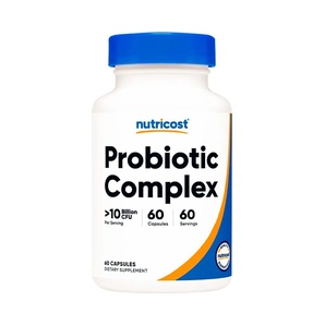 Probióticos - Probiotic Complex 10 Billones CFU - 60 Cápsulas - Nutricost