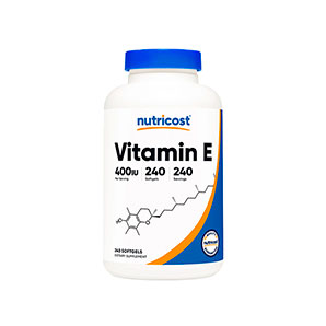 Vitamina E 400 UI - 240 Cápsulas Blandas - Nutricost