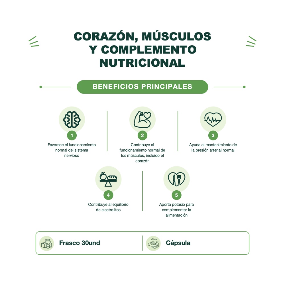 Citrato de Potasio - 30 Cápsulas - Nutricost