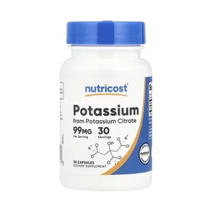 Citrato de Potasio - 30 Cápsulas - Nutricost
