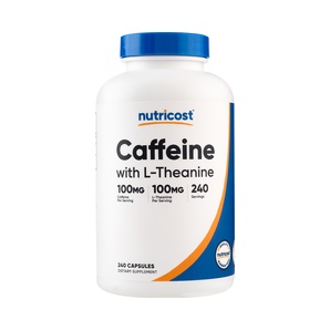 Cafeína + L Teanina - 240 Cápsulas - Nutricost