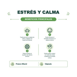 Ashwagandha + Rhodiola + L teanina- Anxiety - 60 Cápsulas - XTRALIFE