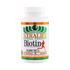 Biotina - Biotin 10,000mcg - 60 Tabletas - XTRALIFE