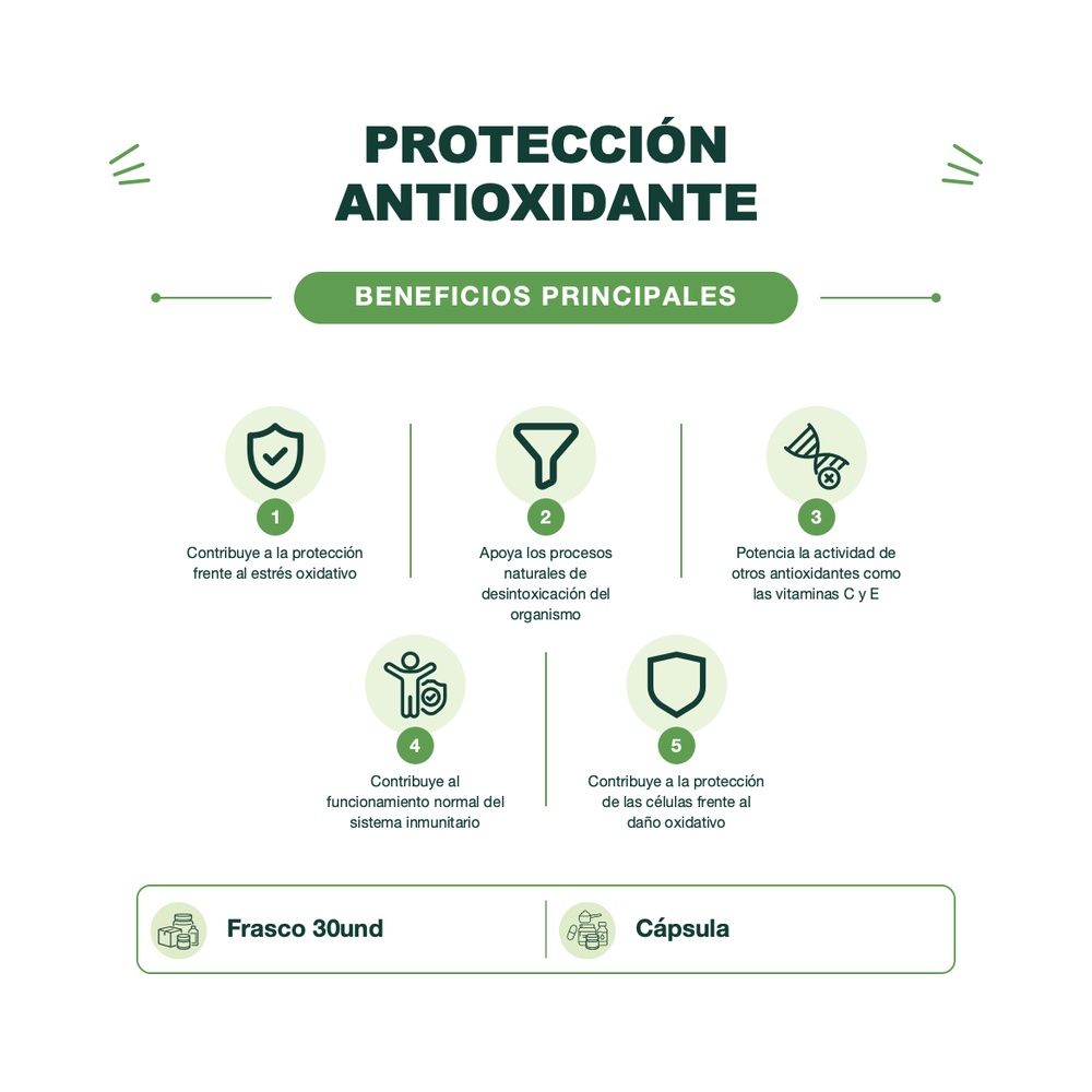 Glutatión - 30 Cápsulas - XTRALIFE