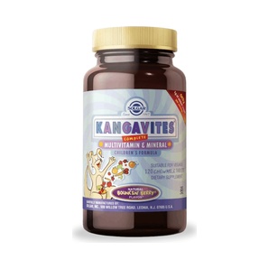Multivitamínico Kids - Kangavites - Sabor Bouncin Berry - 120 Tabletas Masticables - Solgar