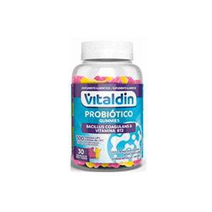 Probiótico + Vitamina B12 Gomitas - 30un - Vitaldin