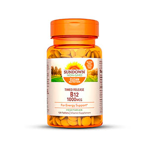 Vitamina B12 1000 mcg - 120 Tabletas - Sundown