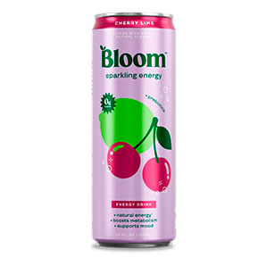 Bebida Funcional Bloom Sparkling Energy Sabor Cherry Lime 355ml