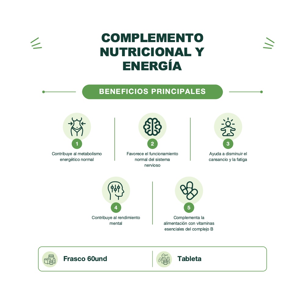 Complejo B - B Complex Stress - 60 Tabletas - Mason Natural