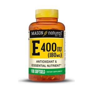 Vitamina E 400 UI - 100 Cápsulas Blandas - Mason Natural