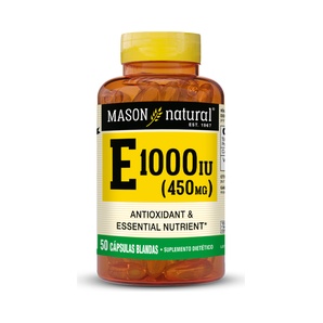 Vitamina E 1,000 UI - 50 Cápsulas Blandas - Mason Natural