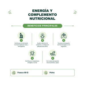Hierro, Calcio y Proteínas - 80 g - Forticao