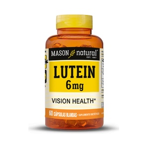 Luteína 6 mg - 60 Cápsulas Blandas - Mason Natural