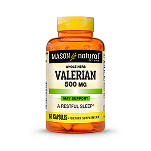 Valeriana 500mg - 60 cápsulas - Mason Natural